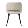 Eetkamerstoel Leonardo met armleuning - beige - 81x62.5x56 cm