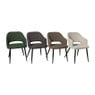 Eetkamerstoel Leonardo met armleuning - beige - 81x62.5x56 cm