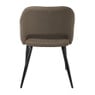 Eetkamerstoel Leonardo met armleuning  - bruin - 81x62.5x56 cm