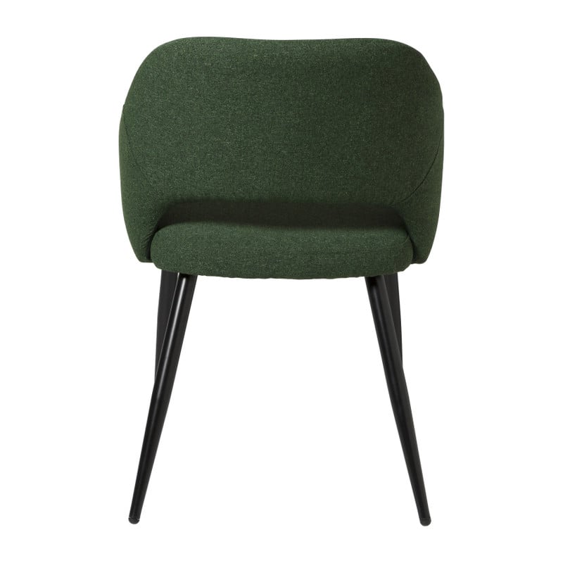 Eetkamerstoel Leonardo met armleuning  - groen - 81x62.5x56 cm