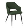 Eetkamerstoel Leonardo met armleuning  - groen - 81x62.5x56 cm