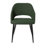 Eetkamerstoel Leonardo met armleuning  - groen - 81x62.5x56 cm