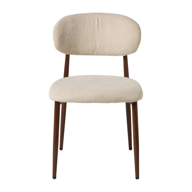 Eetkamerstoel Nova - beige - 78x57.5x49.5 cm