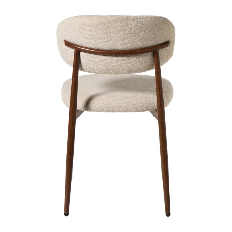 Eetkamerstoel Nova - beige - 78x57.5x49.5 cm