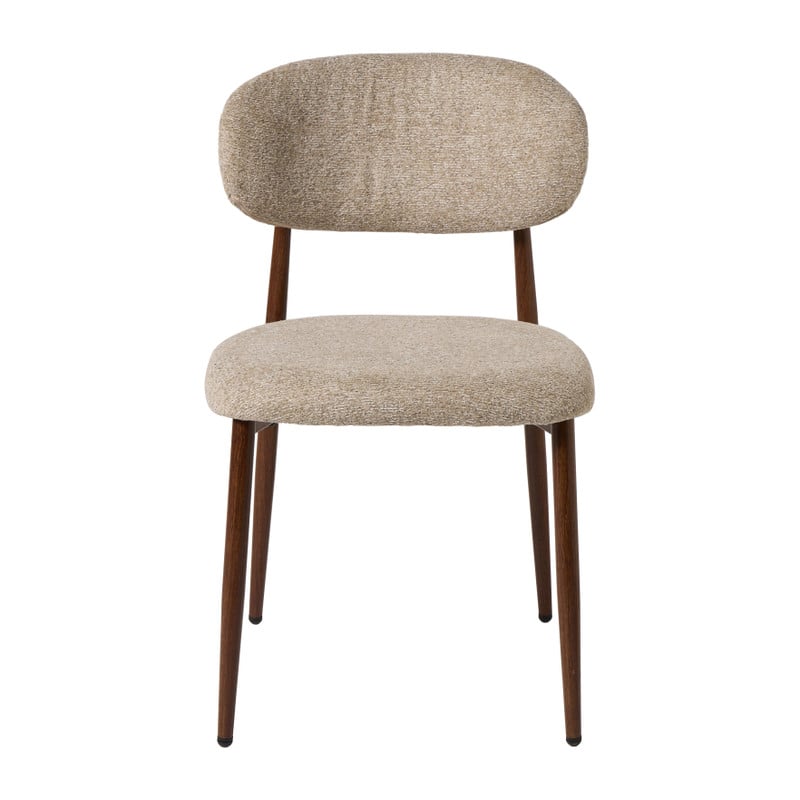 Eetkamerstoel Nova - taupe - 78x57.5x49.5 cm