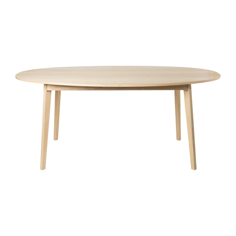 Eettafel Olivia ovaal - naturel - 180x90x77 cm