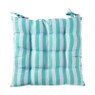 Zitkussen streep - groen/blauw - 40x40 cm