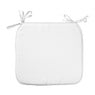 Tuinstoel kussen - beige - 38x41 cm