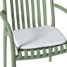 Tuinstoel kussen - beige - 38x41 cm