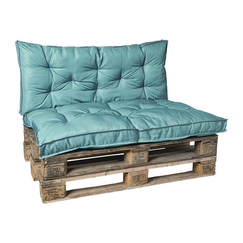 Palletkussens 120x80 cm - groen - set van 2