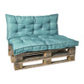 Palletkussens 120x80 cm - groen - set van 2