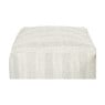 Buitenpoef gestreept - blauw/beige - 35x45x45 cm