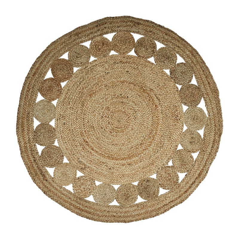 Vloerkleed jute - rond - Ø120 cm