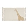 Vloerkleed giraffe - naturel/goud - 60x90 cm 
