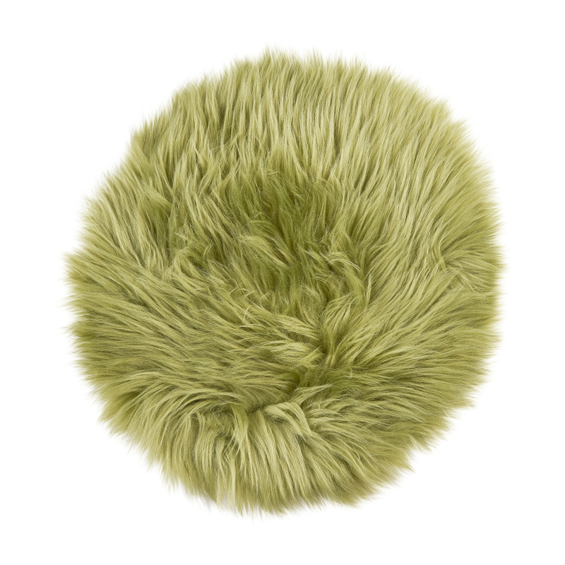 Bontkleedje rond - groen - ø32 cm