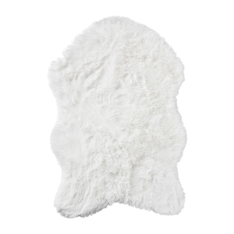 Schapenkleedje  - wit - 60x90 cm 