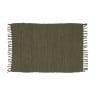 Vloerkleed chindi - groen - 60x90 cm