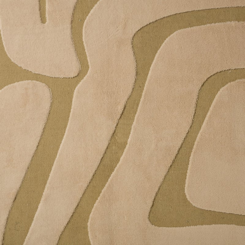 Vloerkleed Sherpa - beige/bruin - 120x180 cm