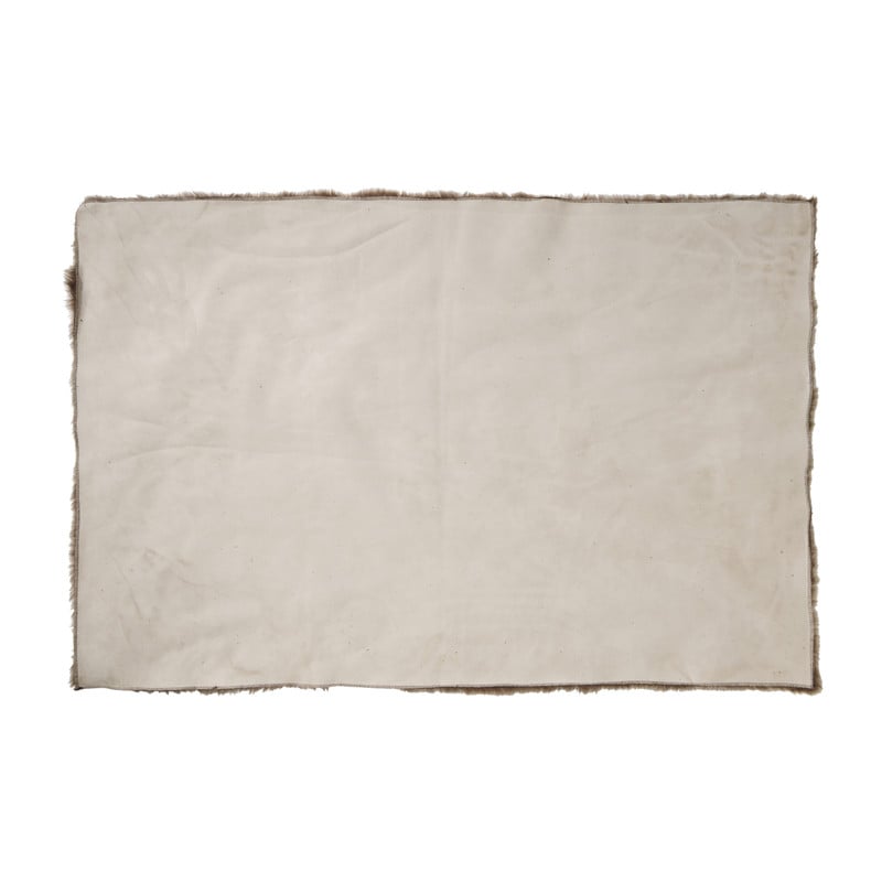 Vloerkleed hoogpolig - bruin - 120x180 cm
