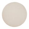 Vloerkleed fake fur - wit - ø120 cm