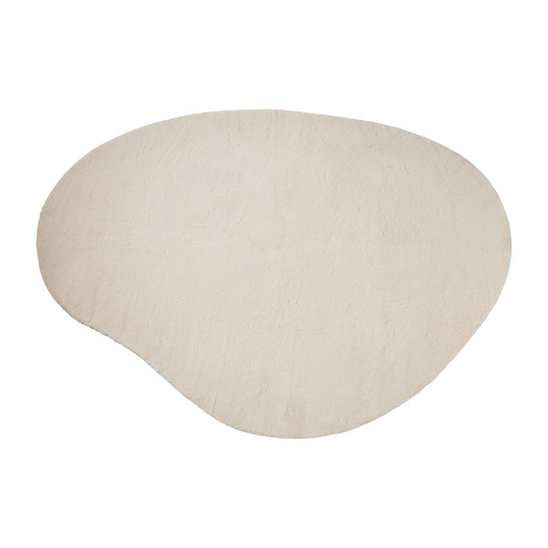 Vloerkleed organisch klein - beige - 110x160 cm