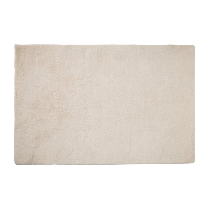 Vloerkleed organisch groot - beige - 155x225 cm