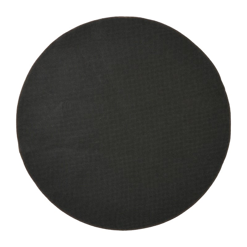 Vloerkleed fake fur - bruin - ø120 cm