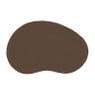 Vloerkleed organisch middel - bruin - 120x185 cm