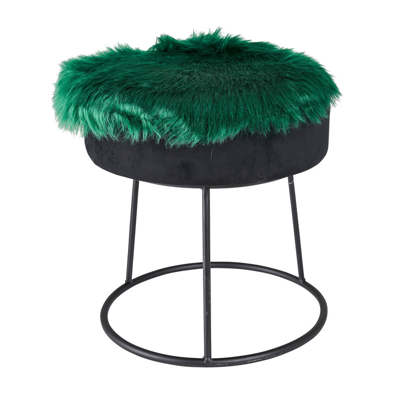 Bontkleedje rond - donkergroen - Ø32 cm