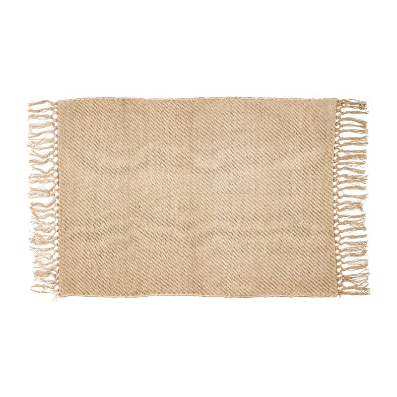 Vloerkleed - naturel - 90x60 cm