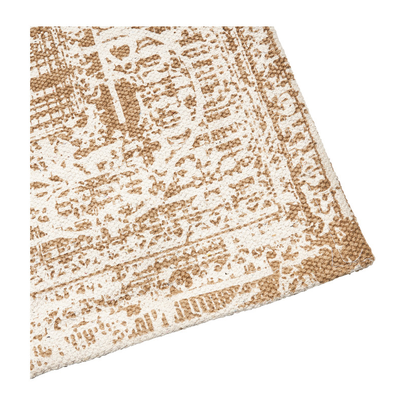 Vloerkleed washed - naturel - 180x120 cm