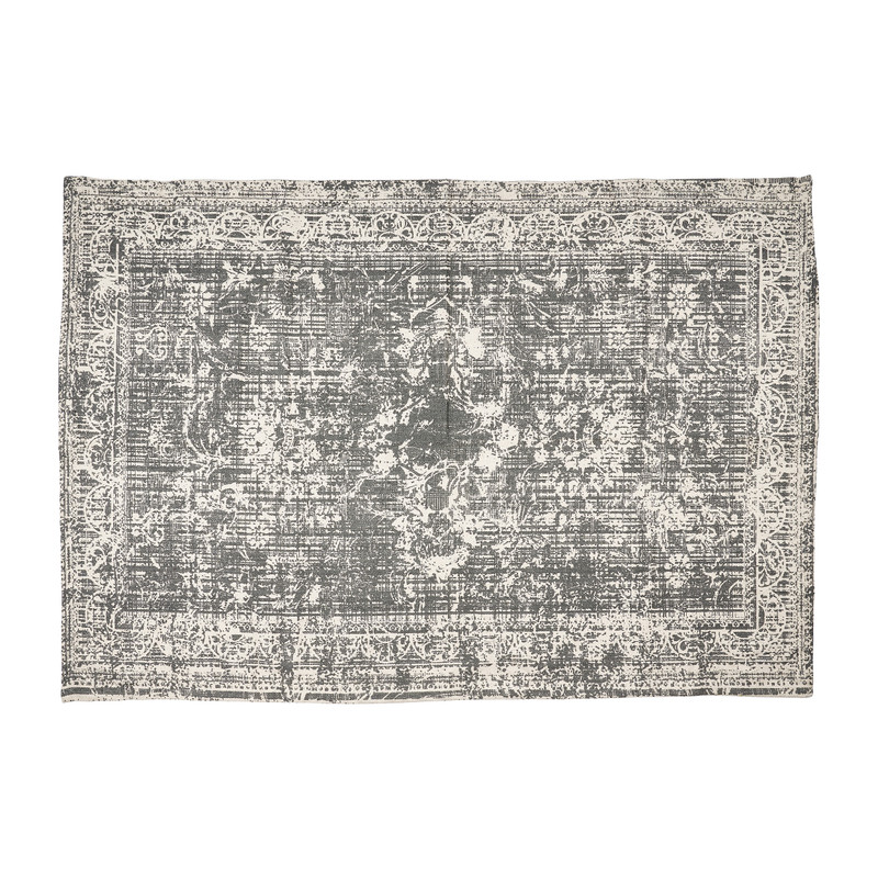 Vloerkleed washed - grijs - 120x180 cm