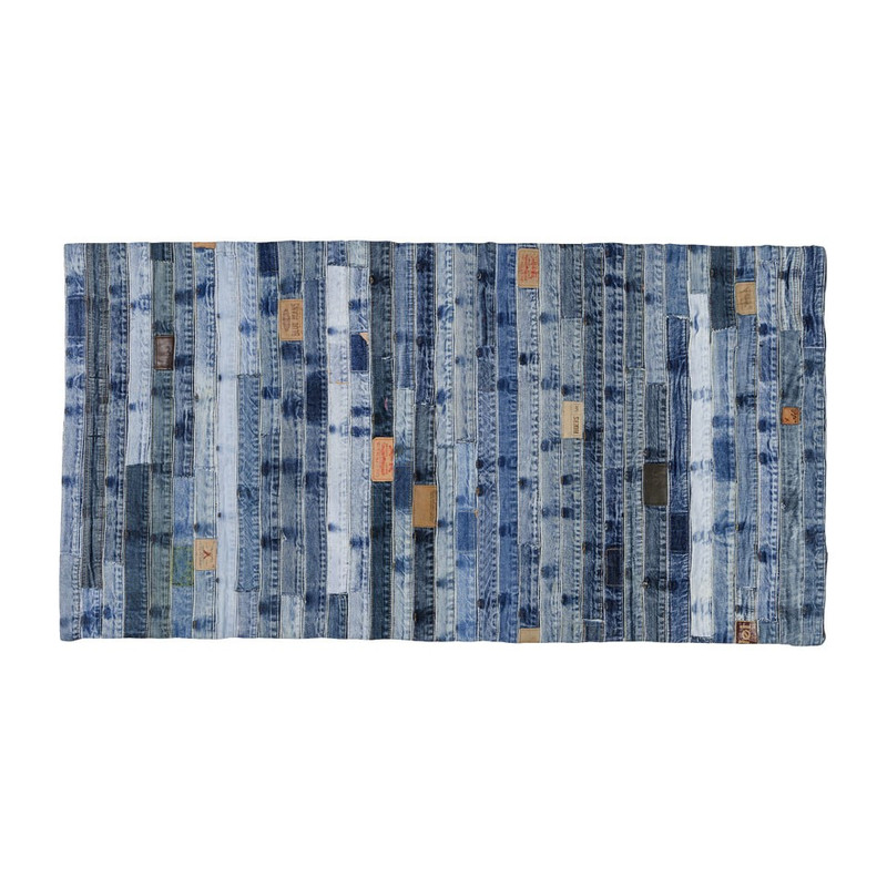 Vloerkleed jeans - 70x140 cm