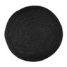 Vloerkleed riet - zwart - 87 cm