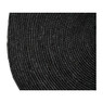 Vloerkleed riet - zwart - 87 cm
