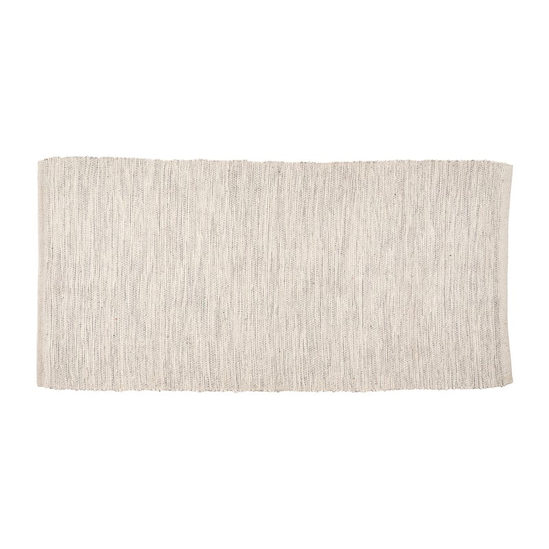 Vloerkleed - naturel/grijs - 70x140 cm