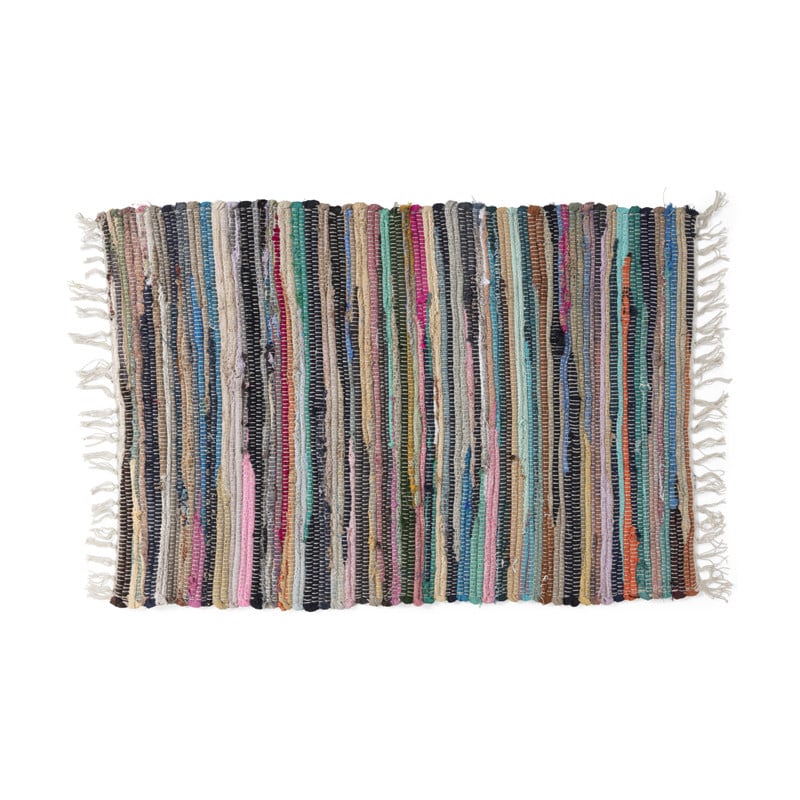 Vloerkleed regenboog - multikleur - 60x90 cm