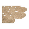 Vloerkleed bloem - zeegras - ⌀90 cm 
