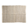 Vloerkleed gestreept - naturel/zwart - 200x125 cm 