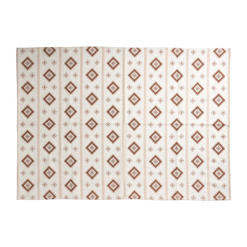 Vloerkleed azteken - rood - 175x120 cm 