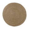 Vloerkleed riet - bruin - ø150 cm