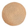 Vloerkleed riet - bruin - 87 cm