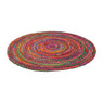 Vloerkleed gevlochten - rond - 150 cm