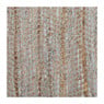 Vloerkleed leer/jute - 120x180 cm - beige/grijs