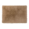 Vloerkleed fluffy - bruin - 120x180 cm