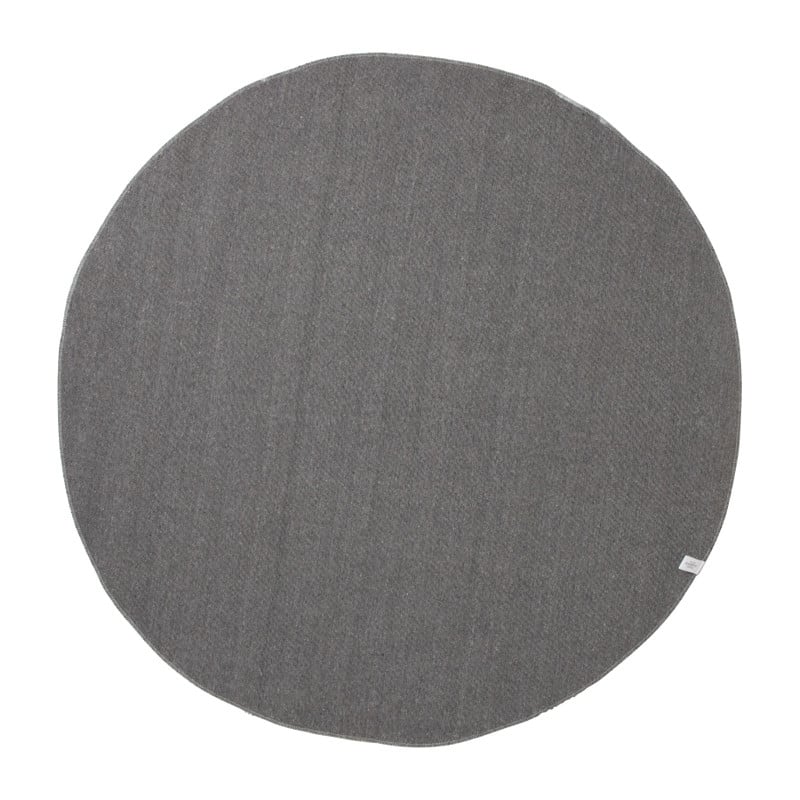 Vloerkleed fluffy rond - wit - ø120 cm