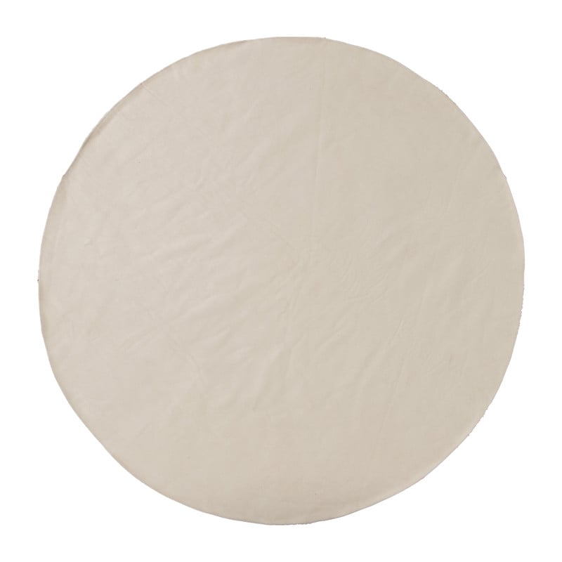 Vloerkleed fluffy rond - roze - ø120 cm