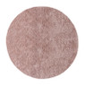 Vloerkleed fluffy rond - roze - ø120 cm