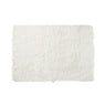 Vloerkleed fluffy - wit - 60x90 cm