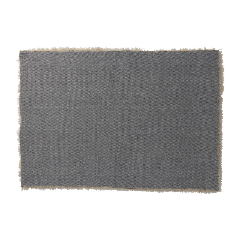Vloerkleed fluffy - bruin - 60x90 cm